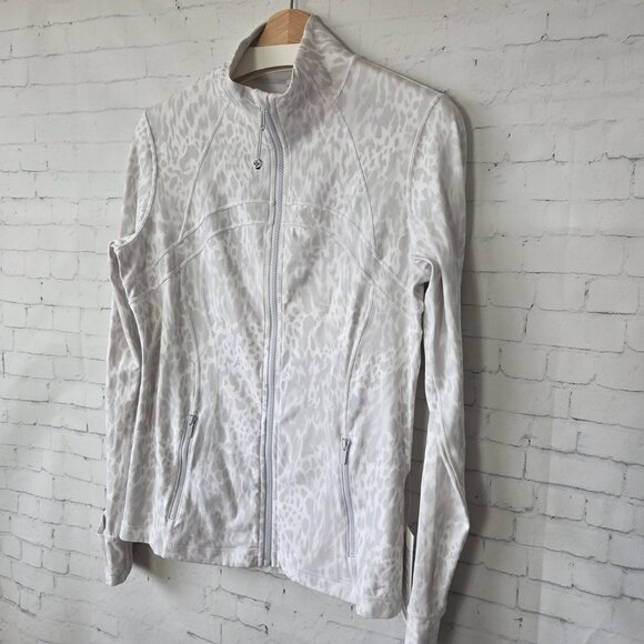 Lululemon Define Jacket Nulu Size 12 Contour Spot White Multi NEW - Picture 3 of 10